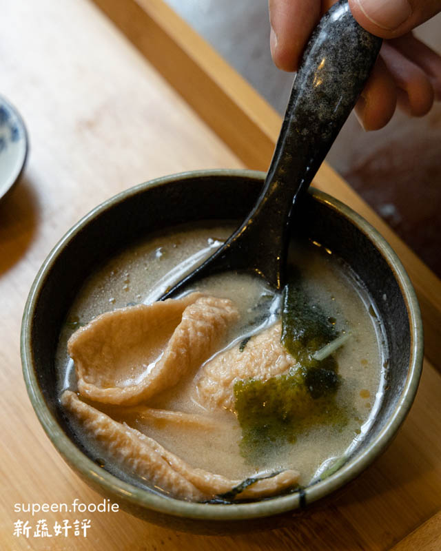 南投素食餐廳 - 樂川茶食 - 味噌湯