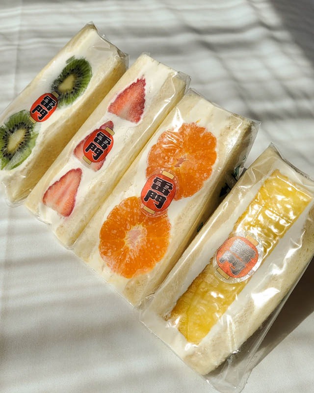 日本東京素食 -Hatoya’s Vegan Fruit Sandwiches - 水果三明治