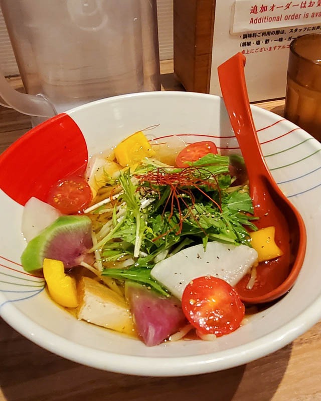 日本東京素食 - 空之色拉麵