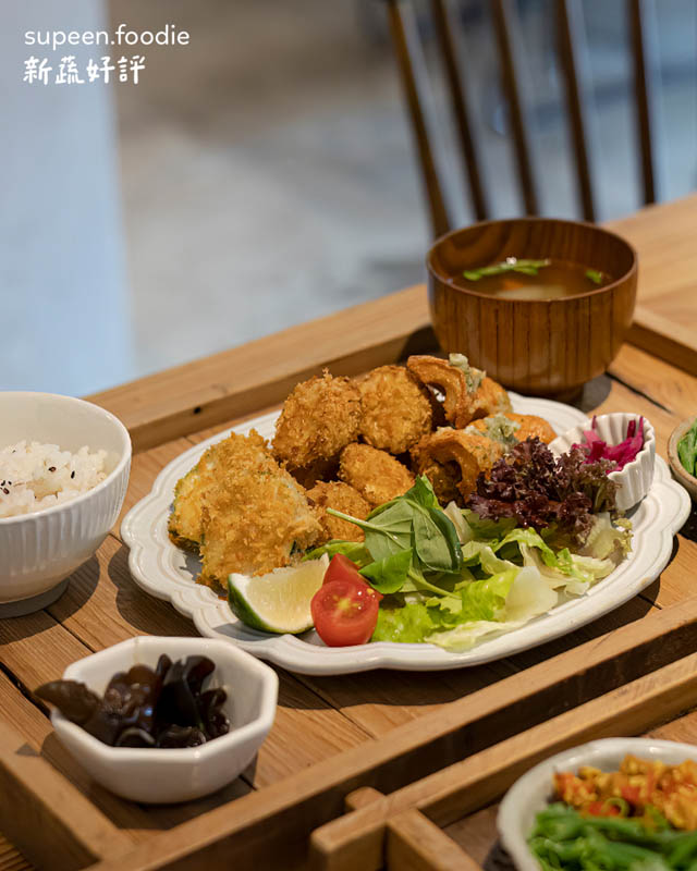 新竹早午餐 - 新竹素食餐廳 - 井家 香酥咖哩杏鮑菇