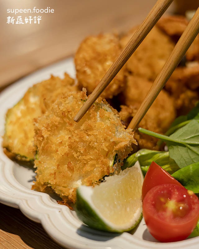 新竹早午餐 - 新竹素食餐廳 - 井家 香酥咖哩杏鮑菇