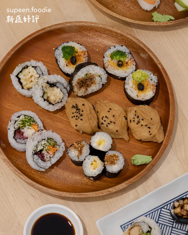 台中壽司 - 蔬壽司 - 素食壽司 經典綜合壽司