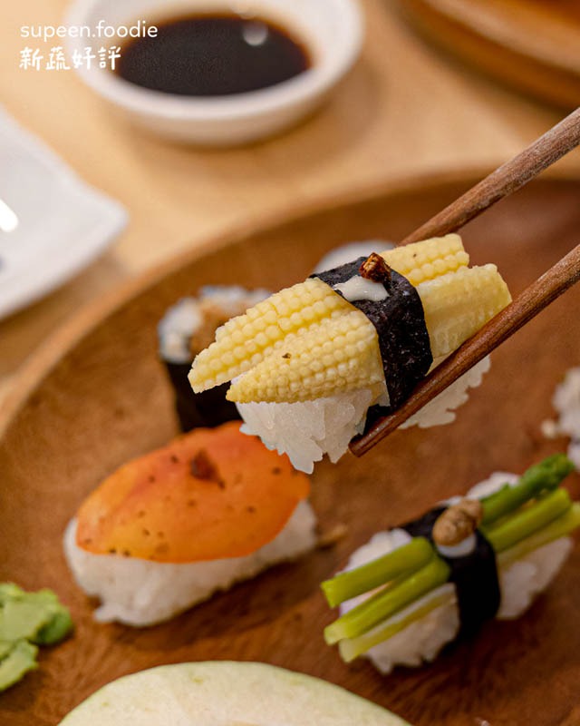 台中壽司 - 蔬壽司 - 素食壽司 握壽司